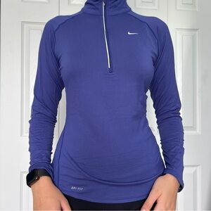 Women's Nike Dri-Fit Quarter Zip Long Sleeve - S